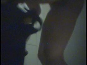 Girl gets spied naked in changing room of the pool