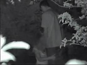 Nasty couple voyeur sex tape of fucking in the park