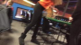 Tight teen round bum