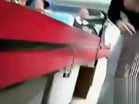 Skintight clothes on ladies in candid footage