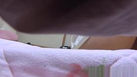 Vag stroking asian seen