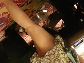 Voyeur pinay panty pussy, with pretty feet 2