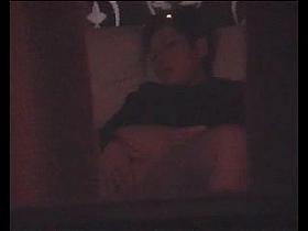 Window Voyeur: Masturbation on sofa