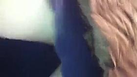 collant blanc upskirt