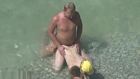 Voyeur Beach Sex Creampie