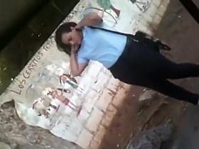 Flasher jerks off in his car