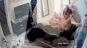 Curvy Blonde Mature Takes Big Black Dick At Home