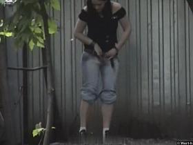Girls Pissing voyeur video 303