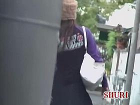 Metropolitan young gal receiving sharking gift from some horny bloke