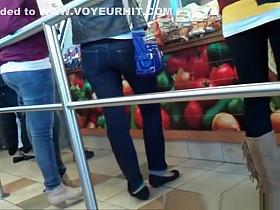 Teens in tight jeans pants