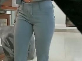 Hot asses in the eye of a candid street cam