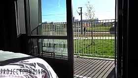 Risky Public Balcony Sex With People Watching - Projectsexdiary