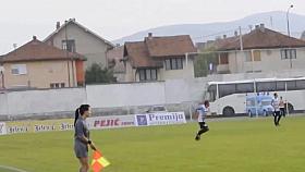 Beautiful female linesman