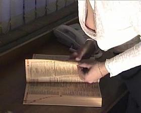 Office girl downblouse