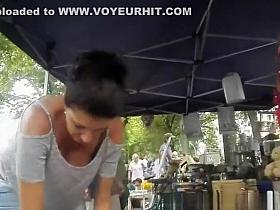 Great down blouse on woman