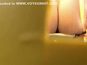 Puckered anus of a cute pissing girl