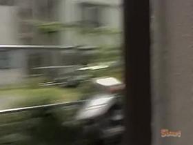 Fabulous Asian tart gets involved in street sharking while typing text message