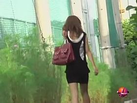 Hot Asian model getting pulled in some steamy sharking encounter