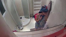 Teen Sister Hidden Cam Spy In Shower Day 1