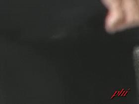 Delightful perky doll flashes her snatch when someone lifts her skirt