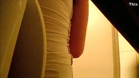 Uncles Girlfriend Caught Twice! HD Bathroom