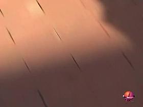 Blond-haired attractive vixen gets her tits licked by some sharking fellow