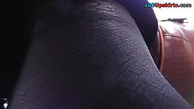 Darksome nylons up petticoat episode closeups