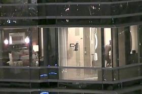 Voyeur caught a hotel affair