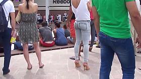 Sweet ass white jeans