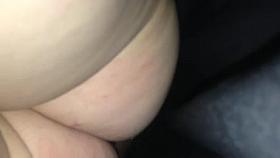 Nice white ass up skirt