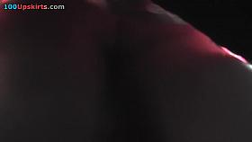 Amateur upskirt porn video was filmed in public