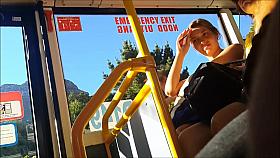 upskirt white blue pantie...nice ass