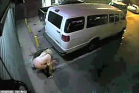 Drunk girl takes a long pee