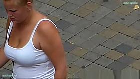 Looking to the neck busty blondes.