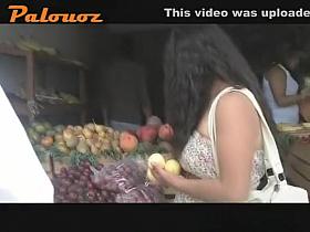 Upskirt in Open Market