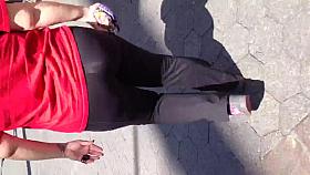 Fat booty white mature walking