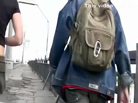 No panties found under her skirt