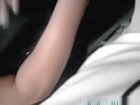 Female groper in train