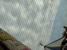 Chubby fem gets tits and pussy on beach cabin voyeur cam