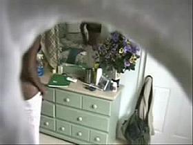 Spying my cute cousin fully nude