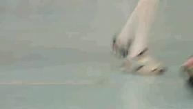 Playing volleyball with a taut shorts - Part two of two