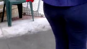 SDRUWS2 - BIG BUTT PANTY LINES IN GYM PANTS