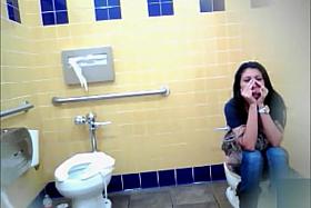 Mexican girl didn't know that there was a camera