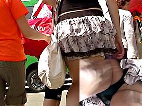 No Thing but the darksome upskirt panty