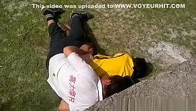 Drunk guy fucks totally drunk girl