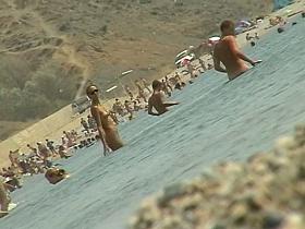 All kinds of beach nudist girls