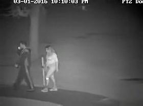 Fat whore gets caught on camera being groped and peeing