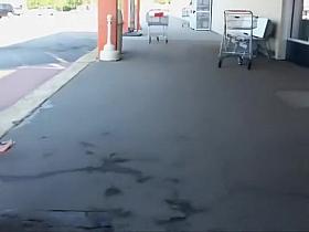 Sexy tomboy with red lips