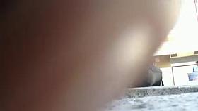 THONG SLIP - Blonde GStar Denim & Black Thong Exposed