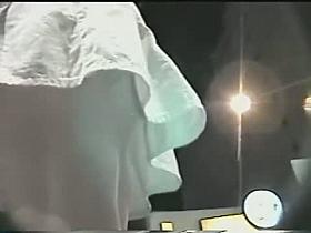 Amazing upskirt video of a hot blonde with long legs